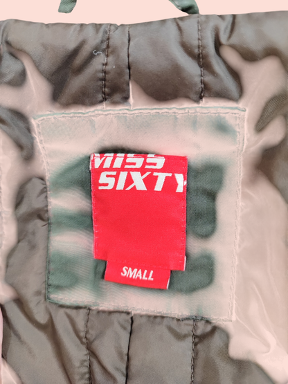 RARE 2YK Miss Sixty Jacke Olivgrün