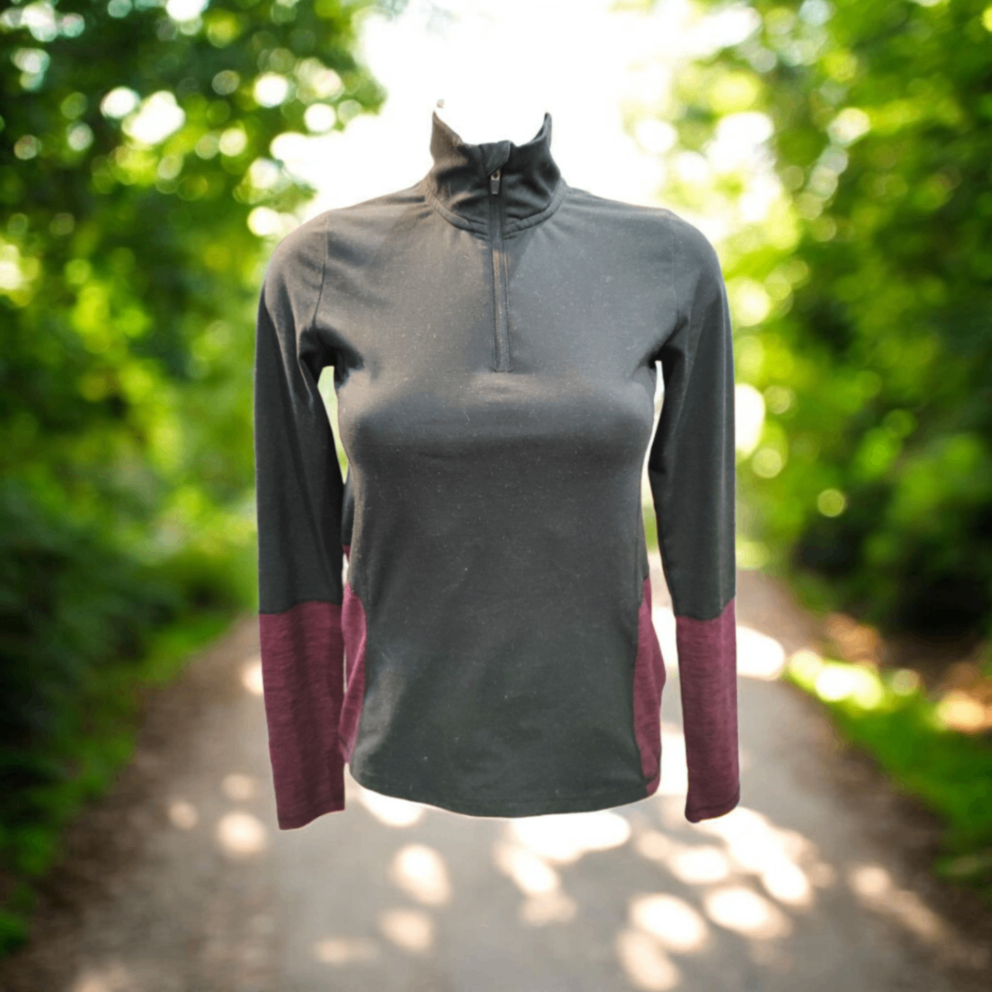 Even&Odd Oberteil XS Schwarz und Lila