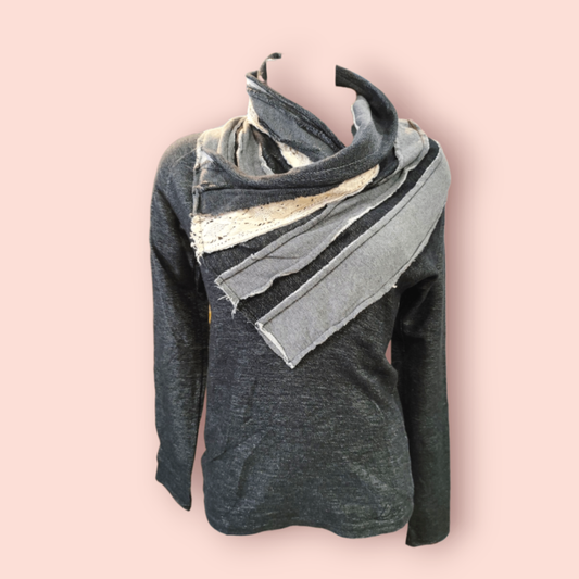 Desigual Pullover S Grau