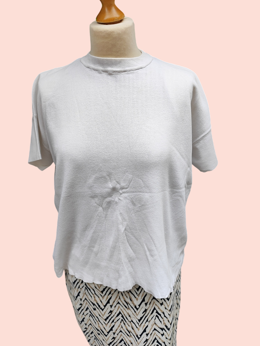 Cos T-Shirt XS Oversized Weiß