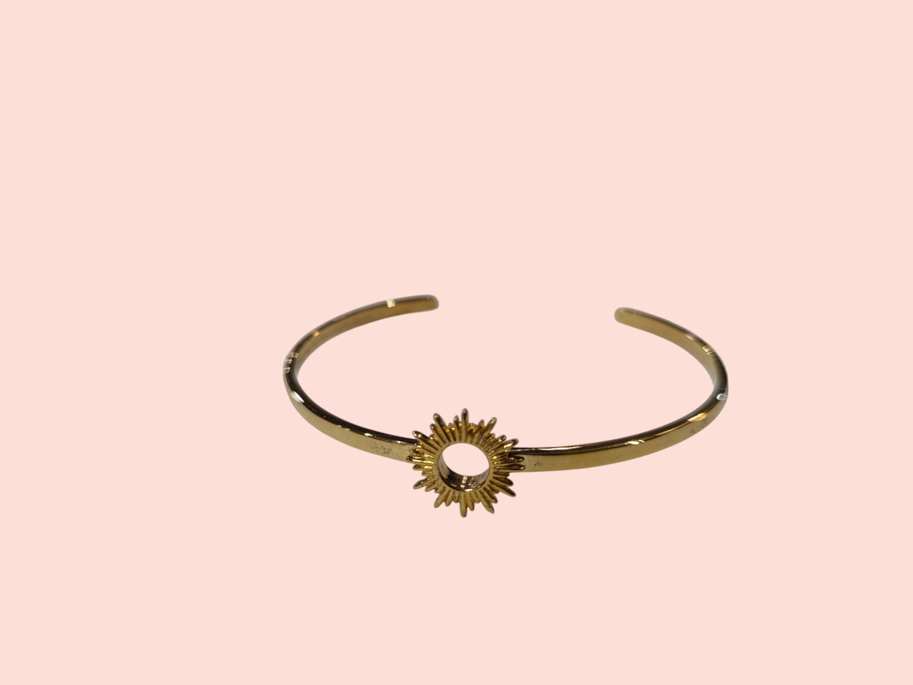 Armreif Gold mit Sonne