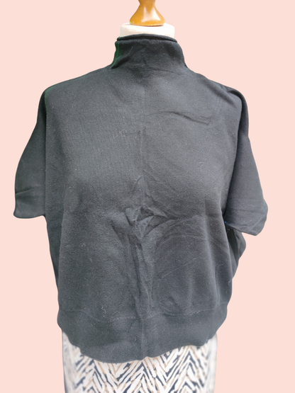 COS Pullover S Kurzarm Schwarz