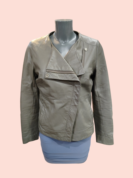 Mng Suit Lederjacke XL Grau