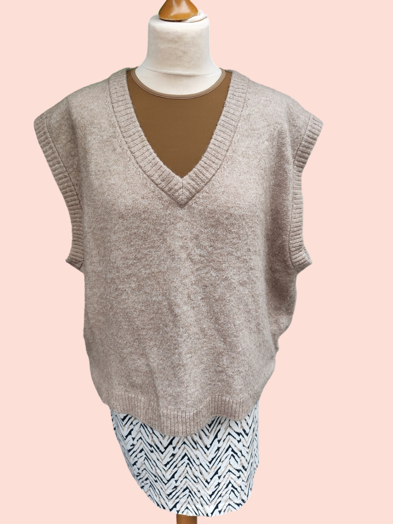 H&M Weste M Brauntöne