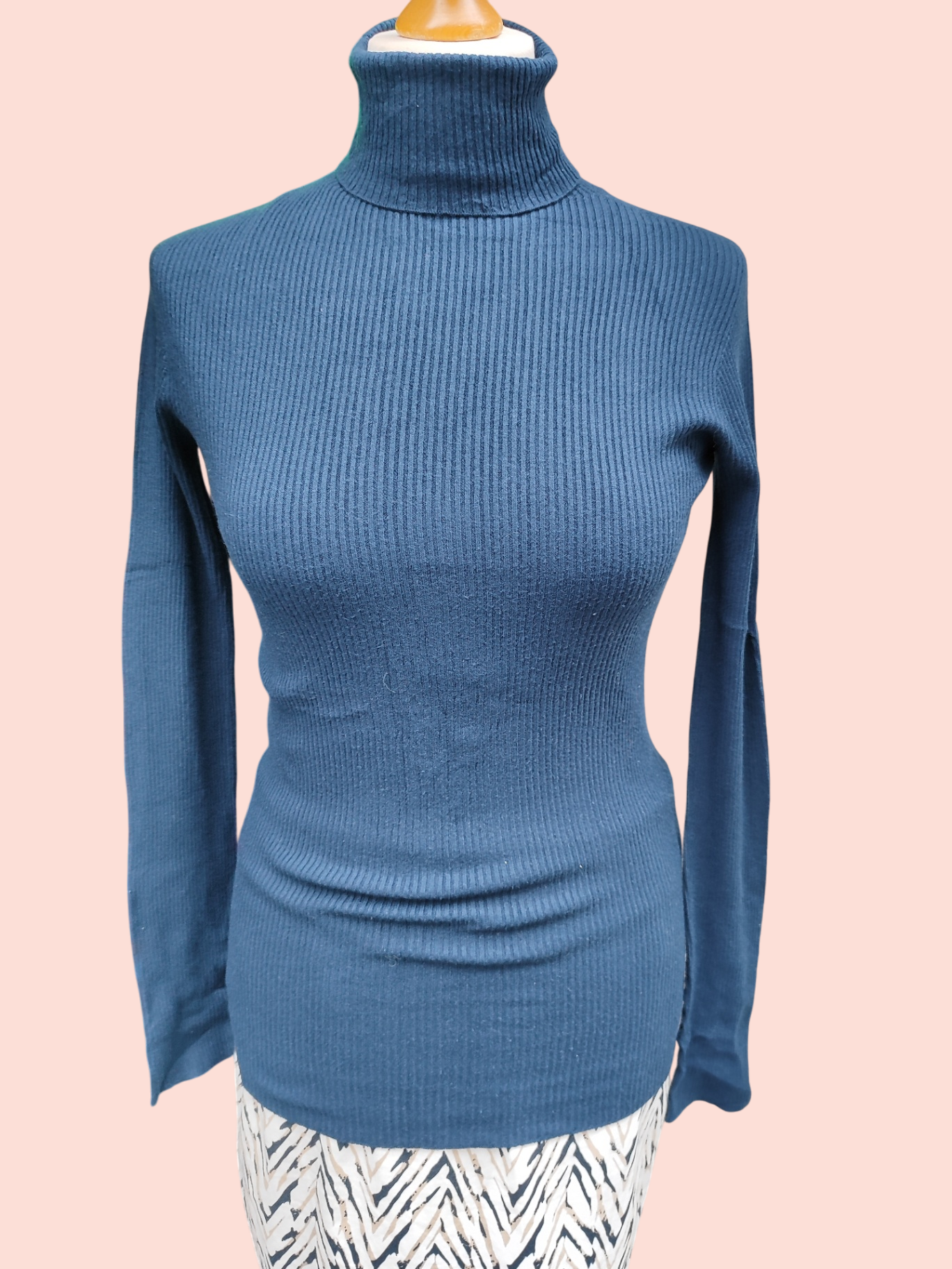 Kontatto Langarmshirt S Blau oder Schwarz