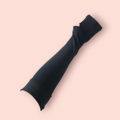 Handwärmer Schwarz (Unterarmlänge)