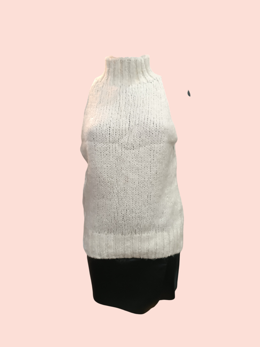 Zara Pullunder M Ärmellos Weiß