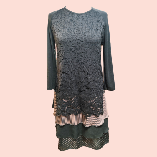 Varco Auspicius Kleid M Schwarz