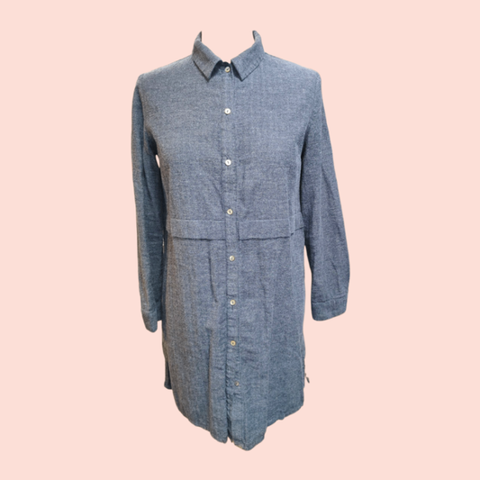 Stefanel Hemdkleid S Blau
