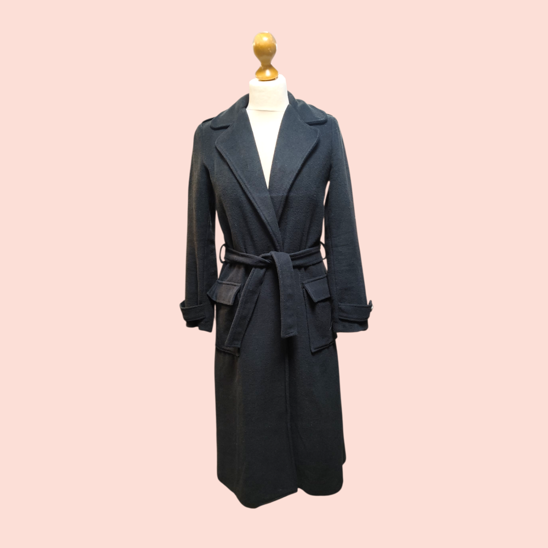 Kontatto Mantel S Schwarz