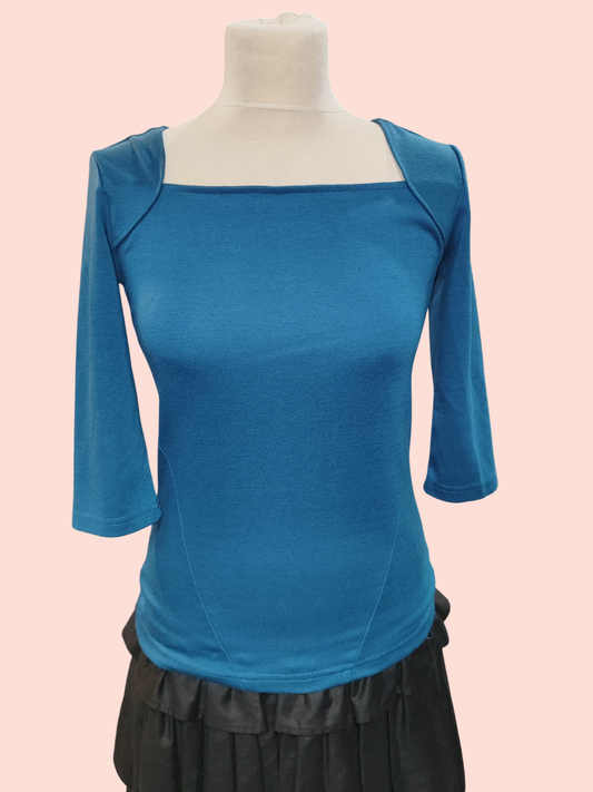 Vila Langarmshirt XS Blau