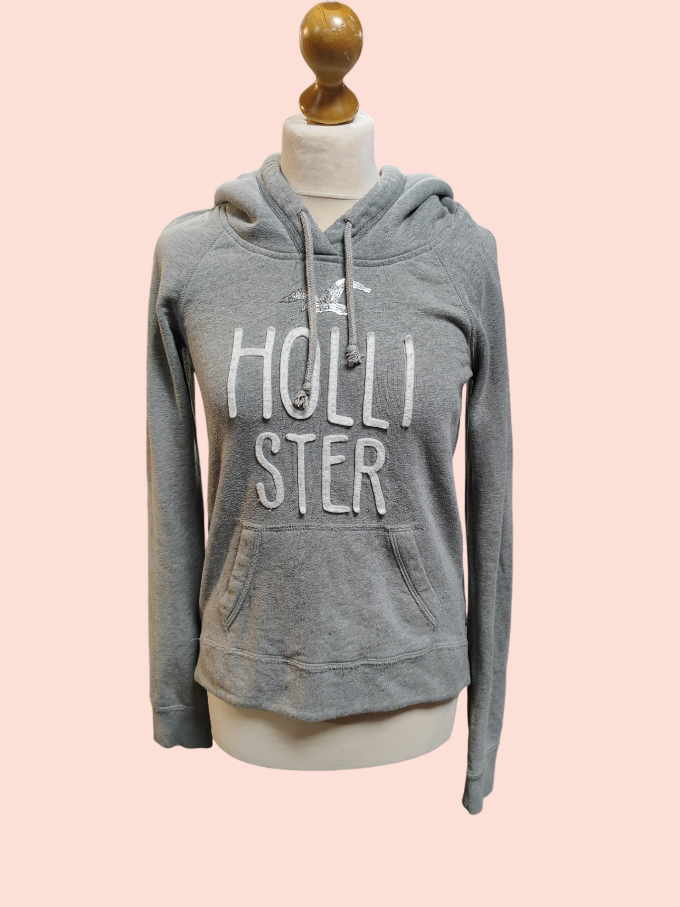 Hollister Hoodie M Grau