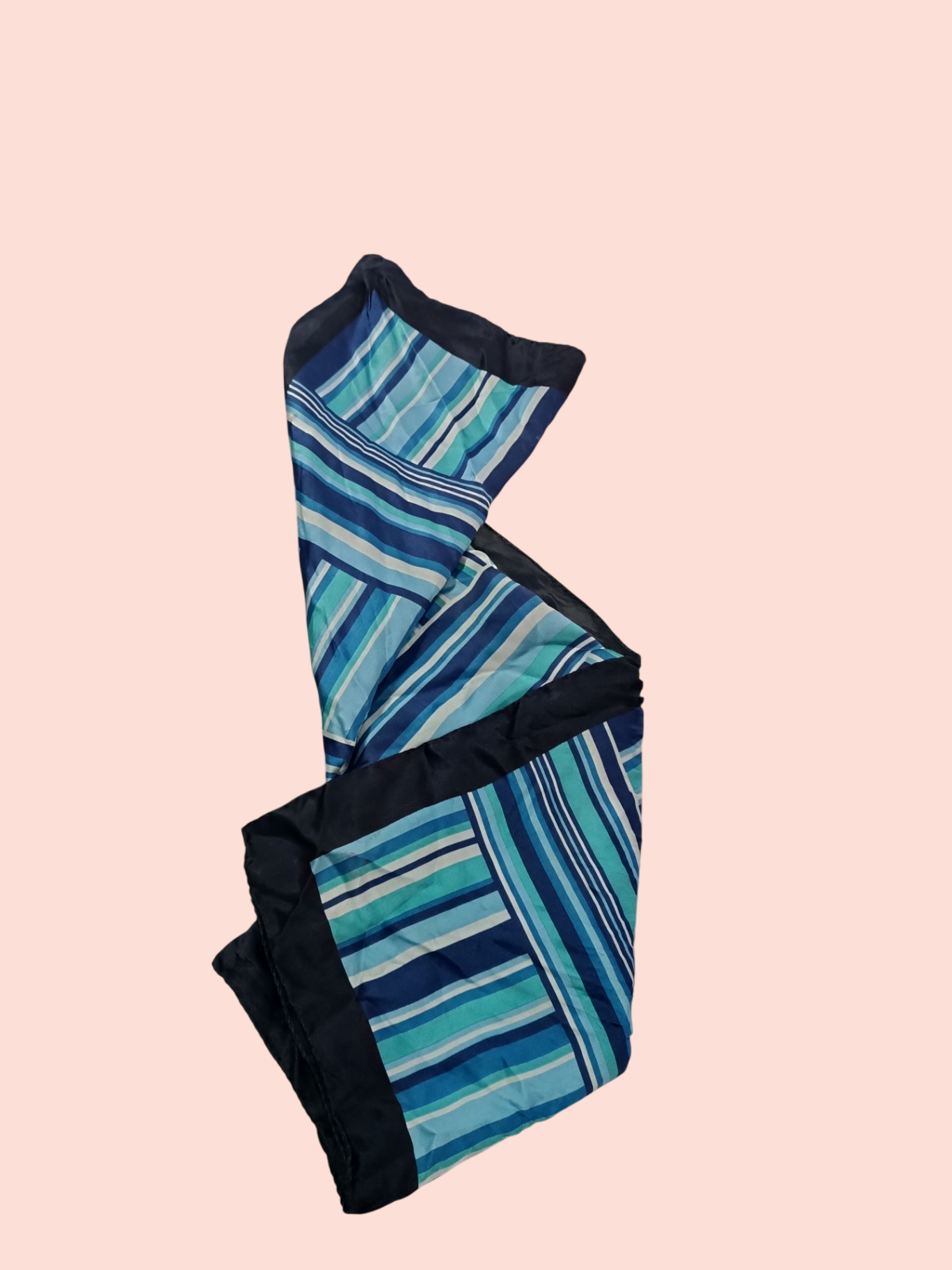 Schal bunt (kältere Farbtöne)