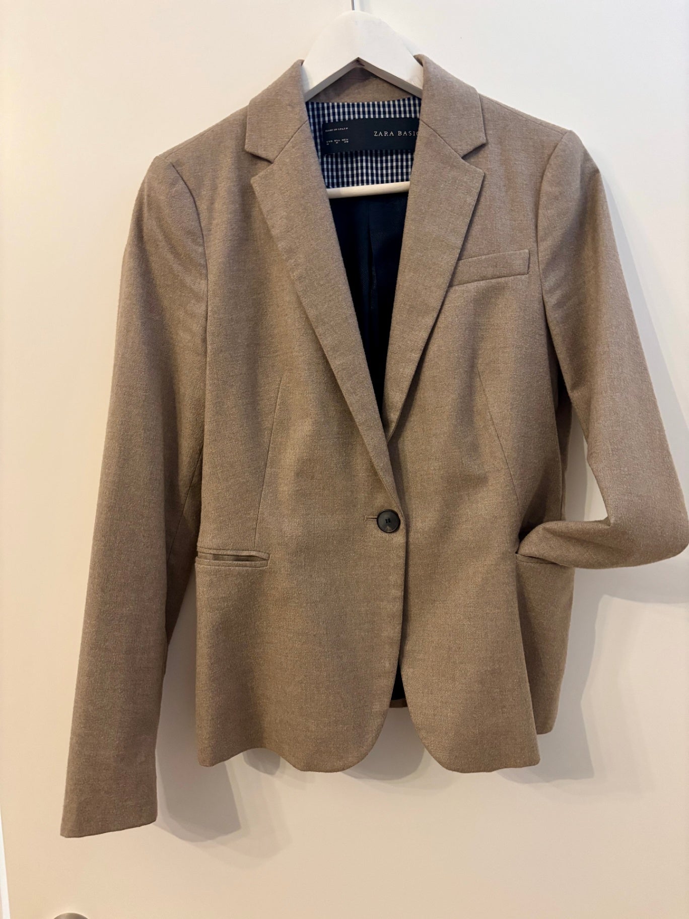 Zara Basic Blazer M Beige