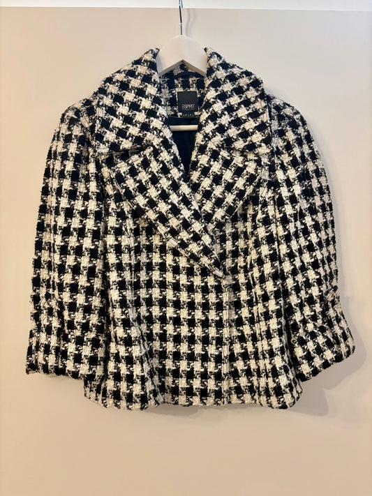 Esprit Collection Blazer 38 Schwarz, Beige, Weiß