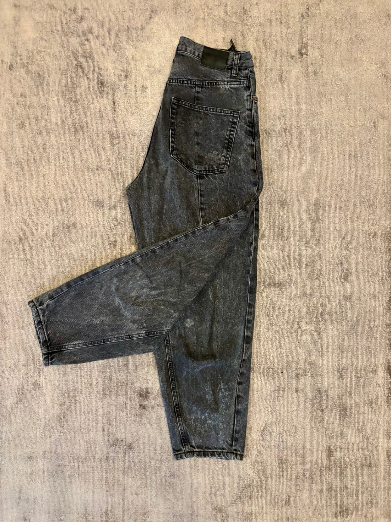 Zara Jeans (Barrel) 38 Dunkelgrau