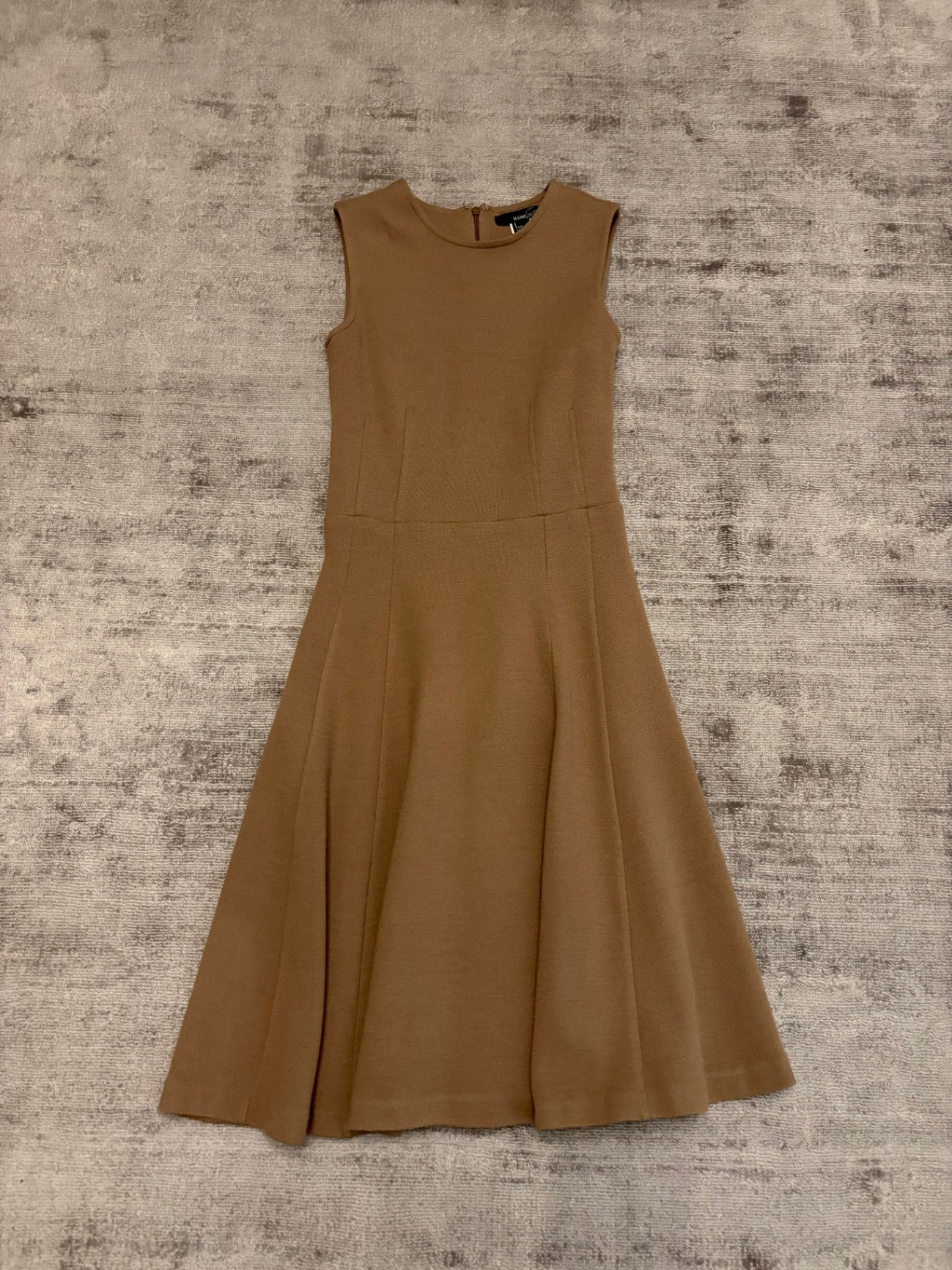 Mango Suit Wollkleid S Braun