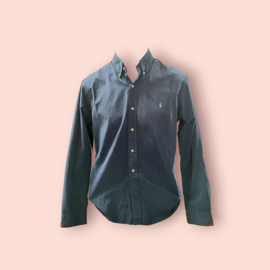 Ralph Lauren Hemd L Dunkelblau Slim Fit