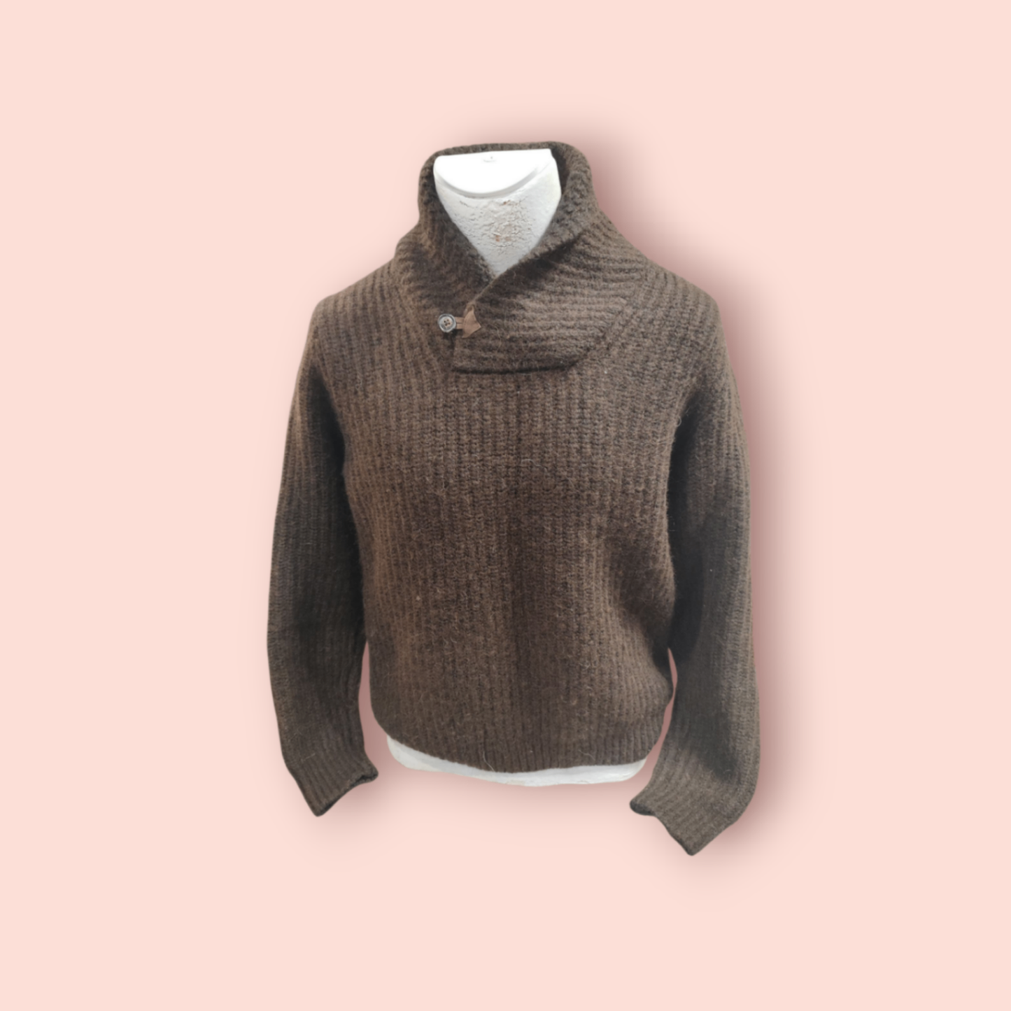 Tommy Hilfiger Pullover M Brauner Strick