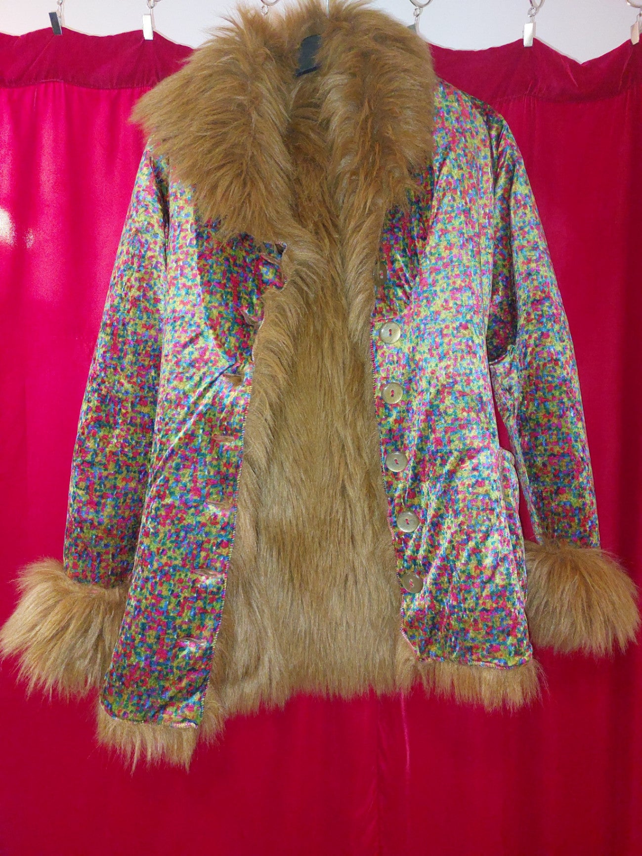 Funkin Fashion Wendejacke M Multicolor, Braun