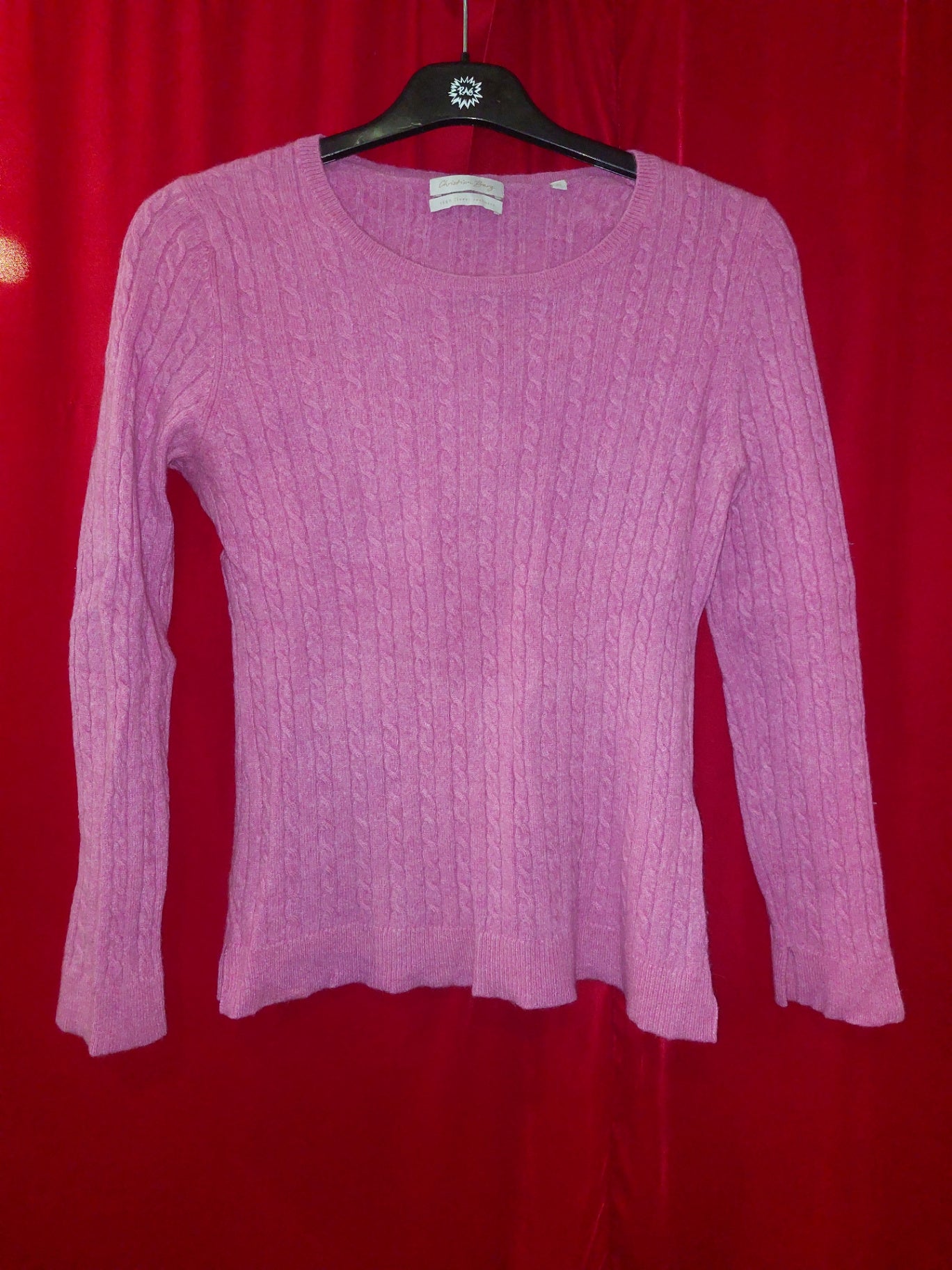 Christian Berg Kaschmir-Pullover M Pink