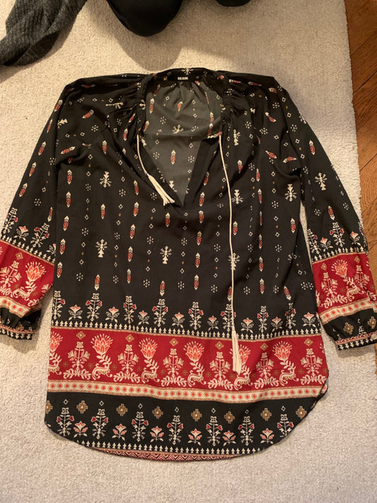 Ruth u Circle Bluse 40 Mehrfarbig (mit Blumenmuster)