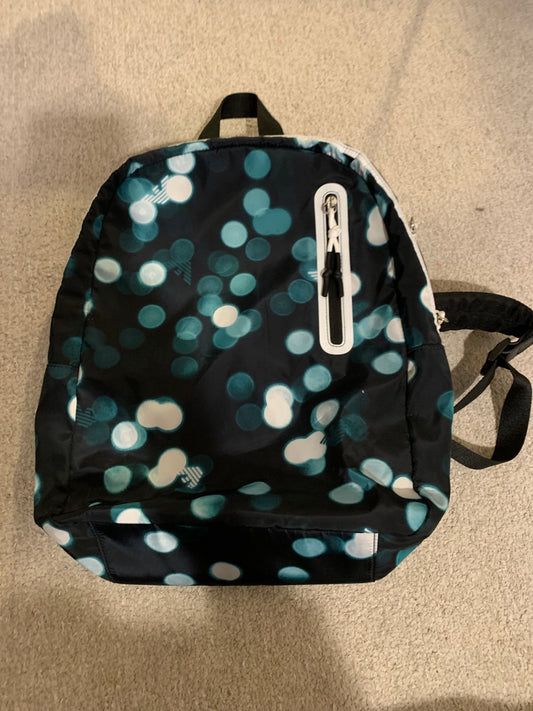 Rucksack Blau mit Pailetten