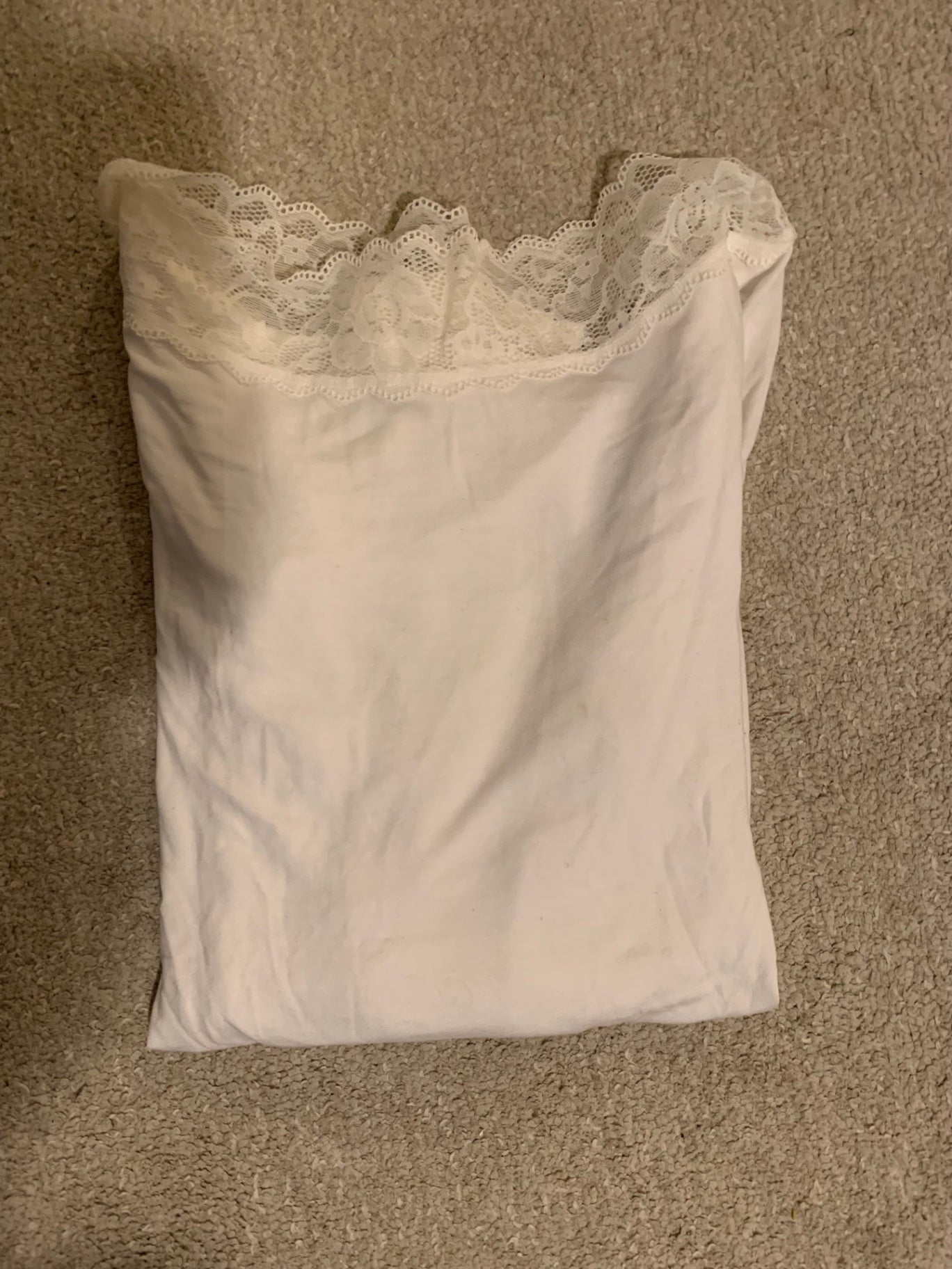 Trägershirt M Weiß