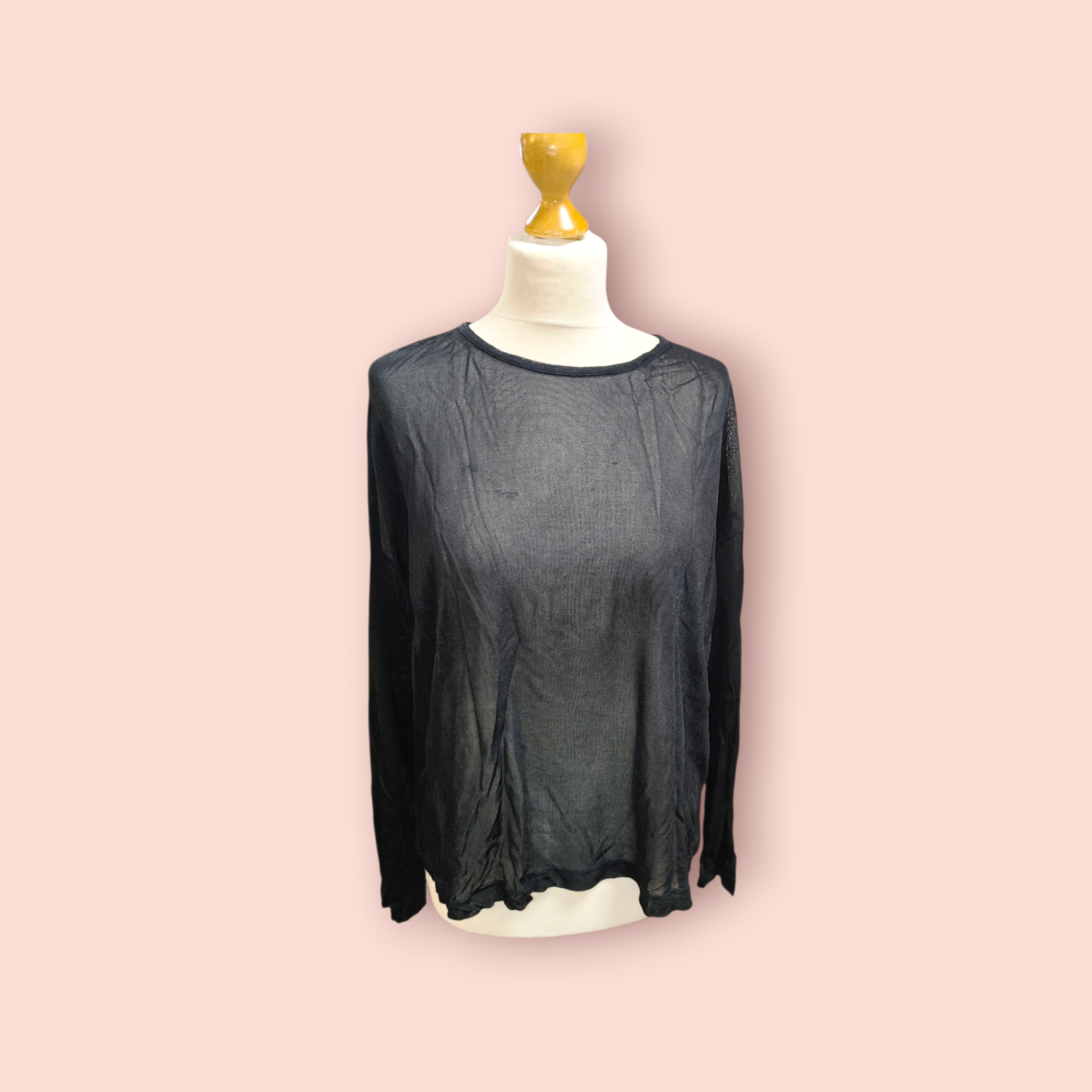 Cartoon Top L Schwarz