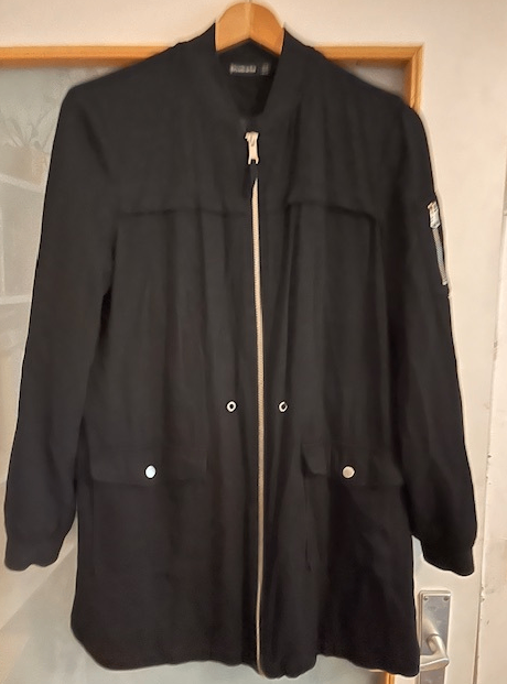 Stradivarius Jacke M Schwarz