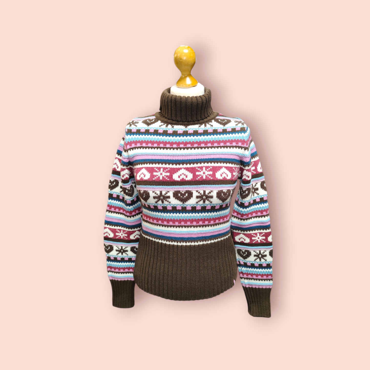 s. Oliver Pullover XS/S Bunt ( braun, rosa, blau, weiß)