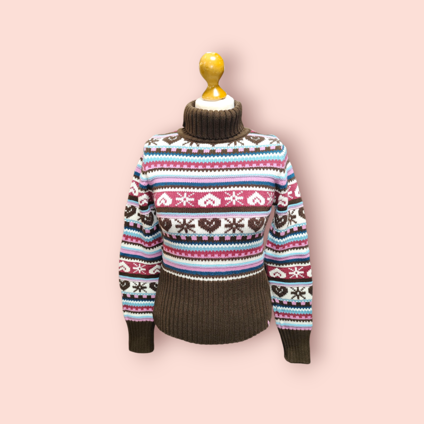 s. Oliver Pullover XS/S Bunt ( braun, rosa, blau, weiß)