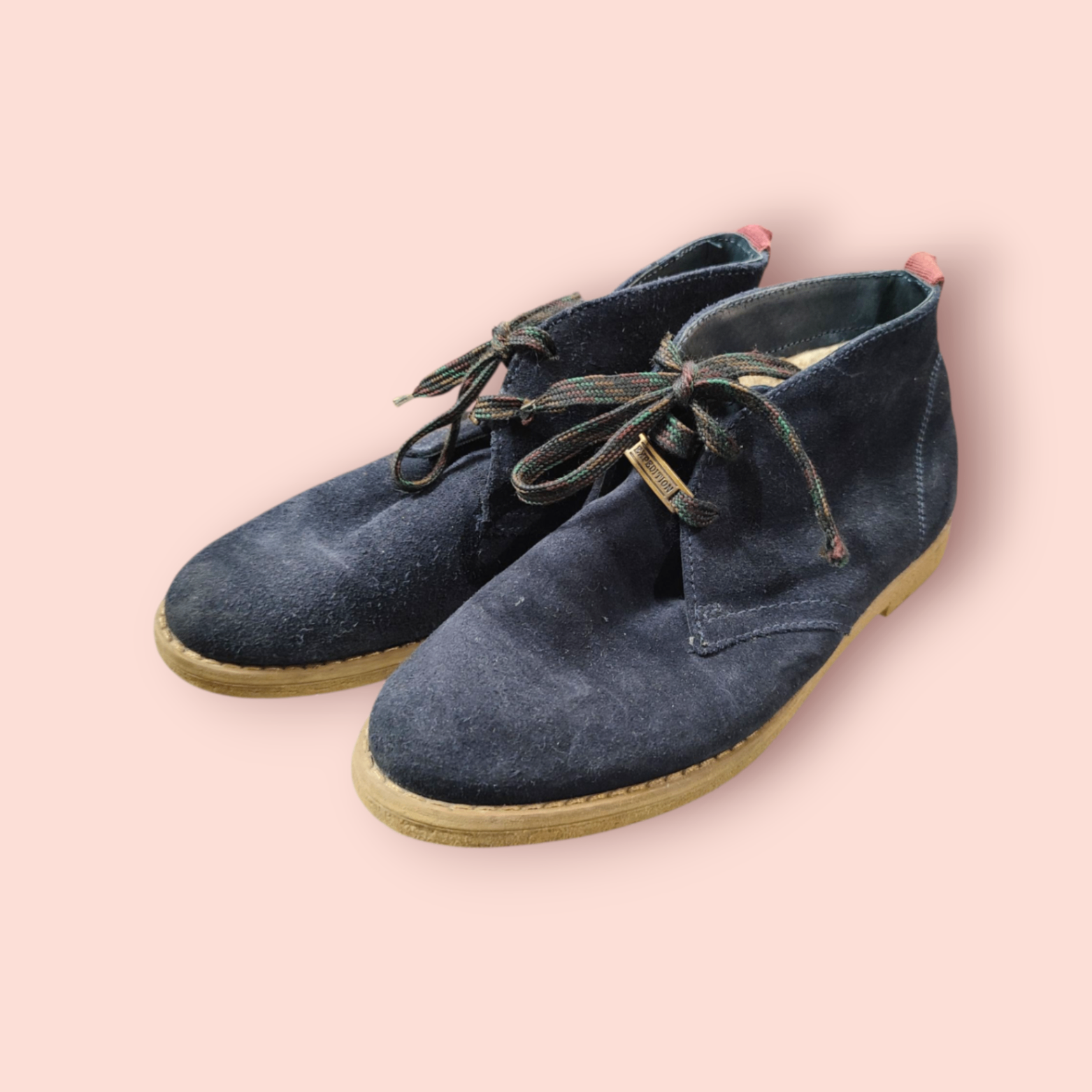 Stiefeletten 36 Dunkelblau mit weichem Innenfutter