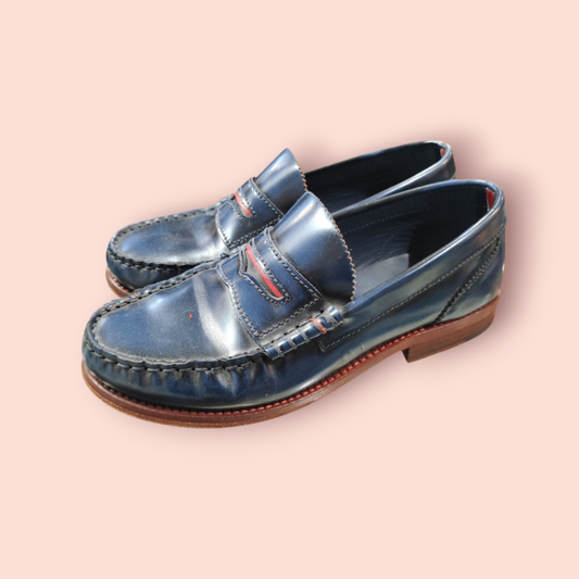 Tommy Hilfiger Leder Loafers 36 Dunkelblau
