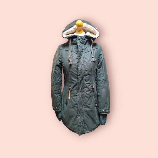 Khujo The Vintage Jacke S Dunkelgrün mit Innenfutter