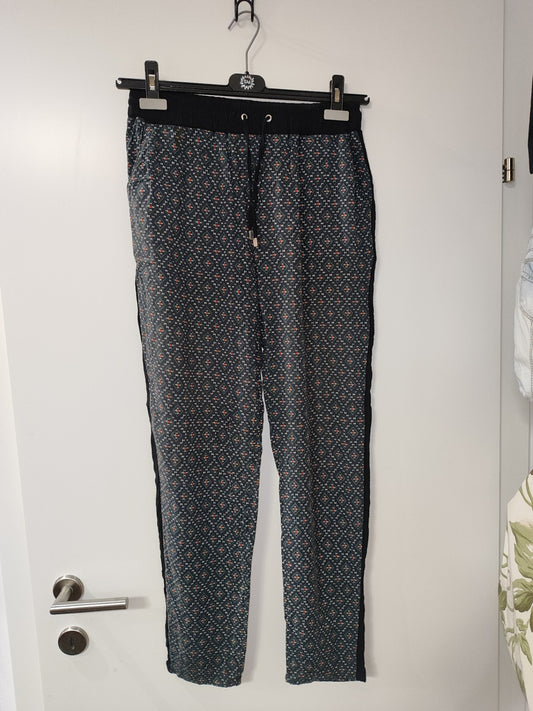 Pimkie Hose S Schwarz mit Muster