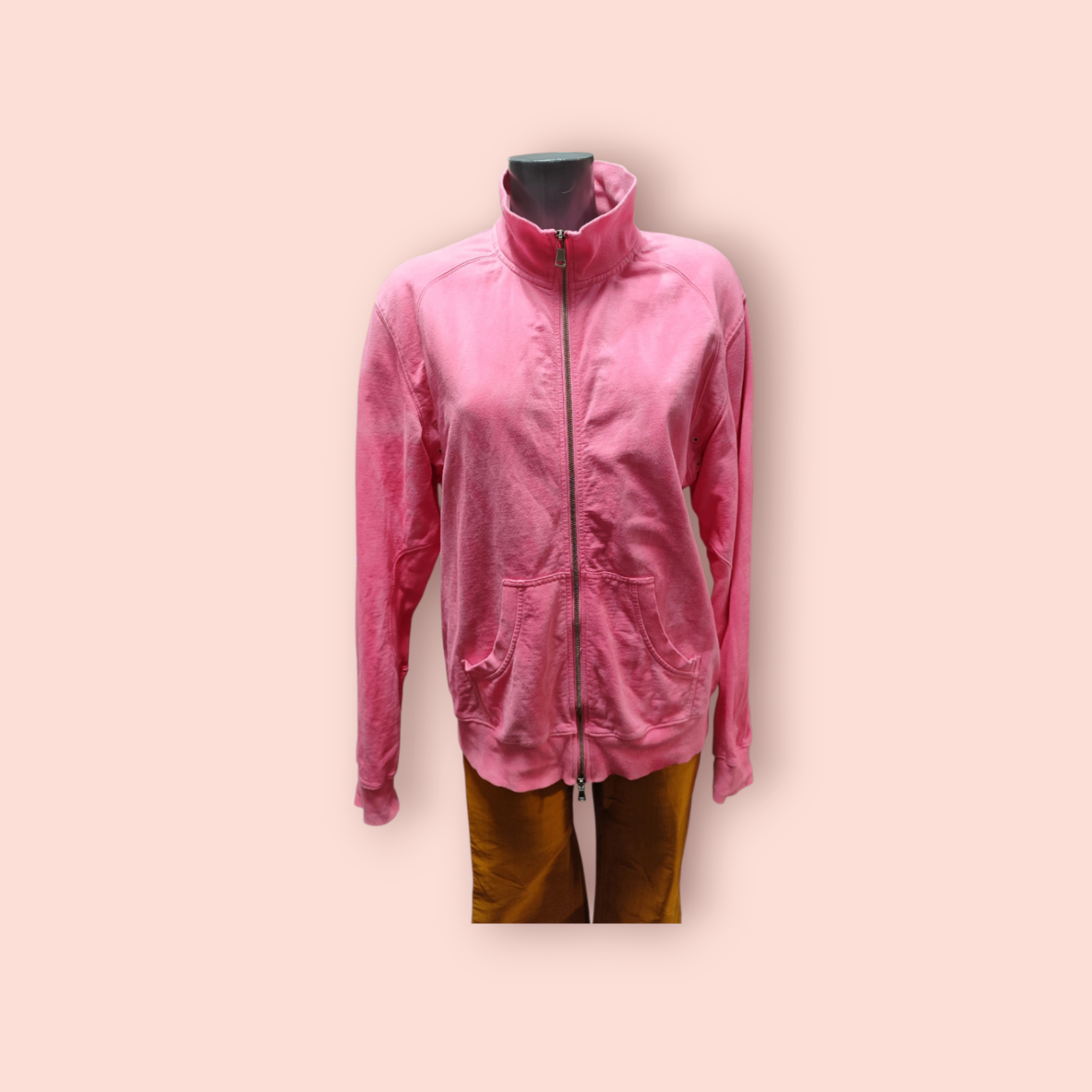 JC Studio Kapuzenjacke M/L Pink washed out