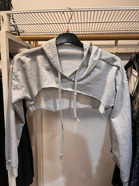 Hoodie S Grau