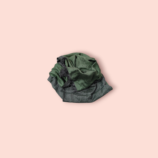 Schal Grün und Schwarz