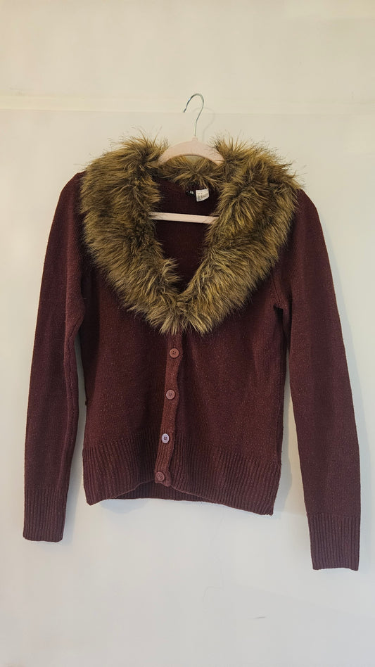 H&M Jacke S Bordeaux