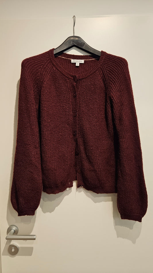 emilyandfin Strickweste Burgunderrot