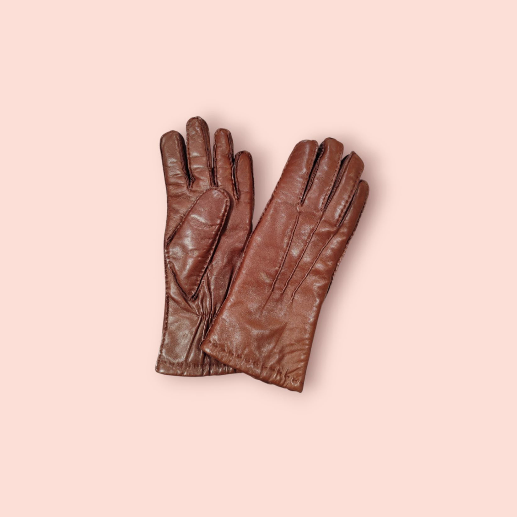 Echtleder Handschuhe Braun