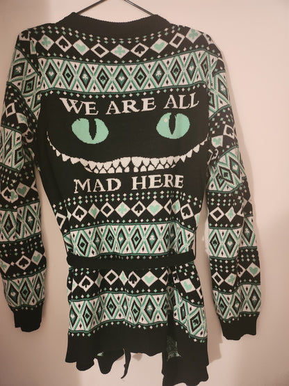 Disney Strickjacke Schwarz, Mintgrün, Weiß