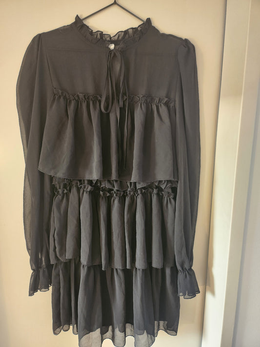 H&M Kleid M Schwarz