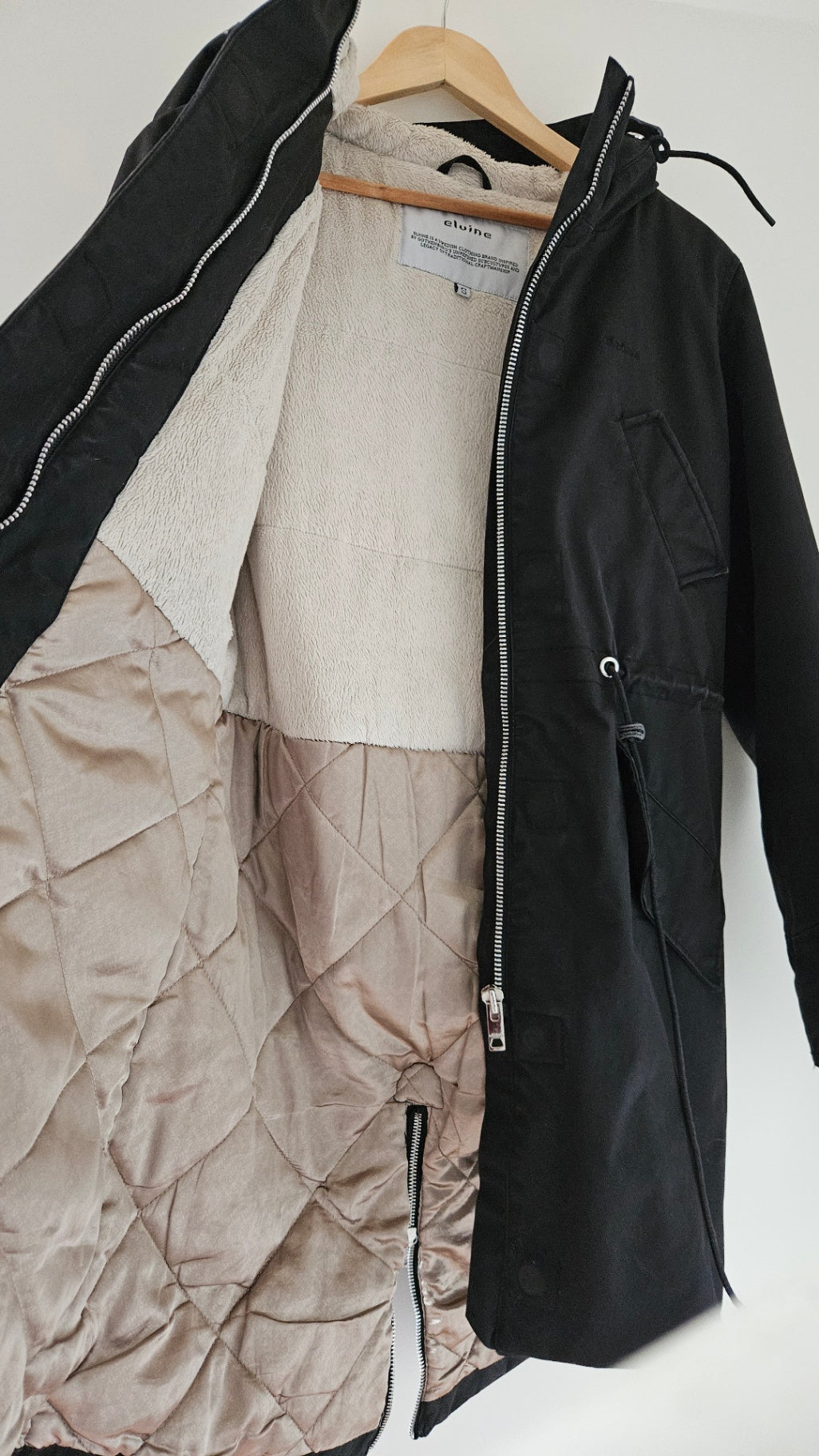 Elvine Wintermantel S Schwarz