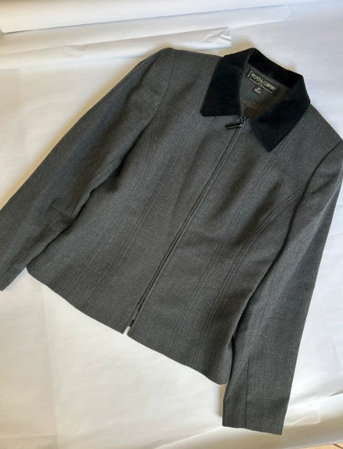 Kasper & Company Blazer 36 Grau und Schwarz