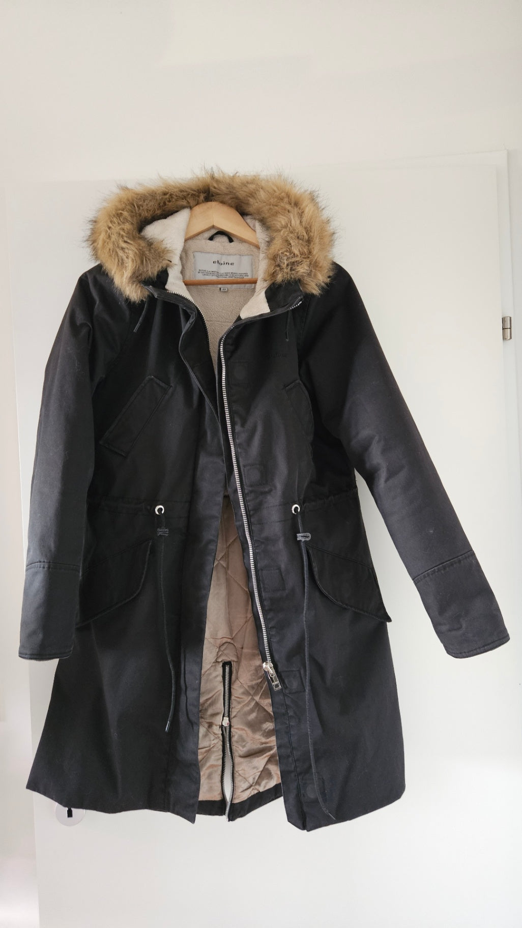 Elvine Wintermantel S Schwarz