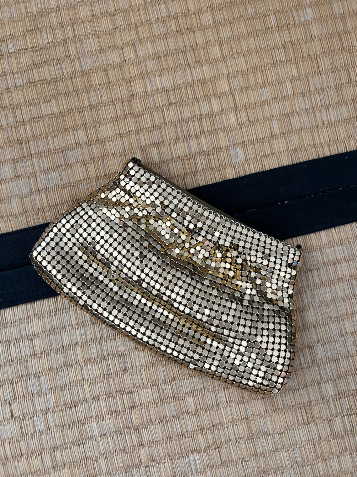 Vintage Handtasche One Size Gold