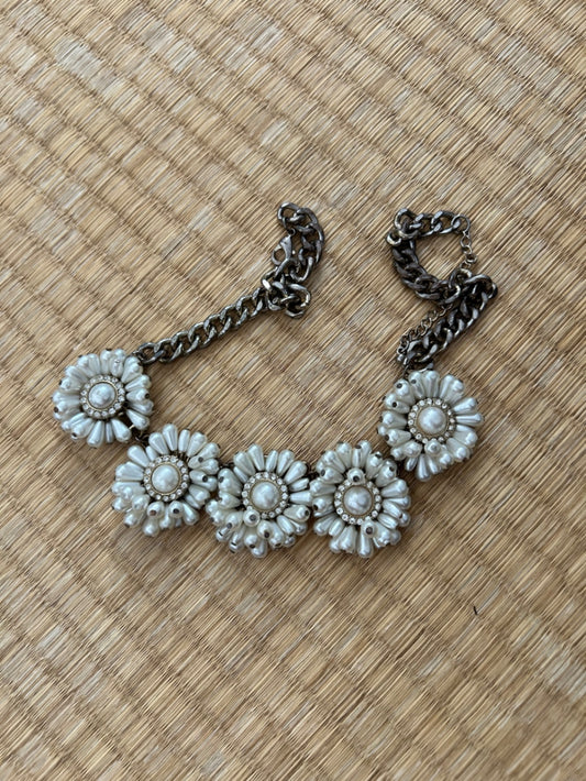 Vintage Halskette One Size Weiß