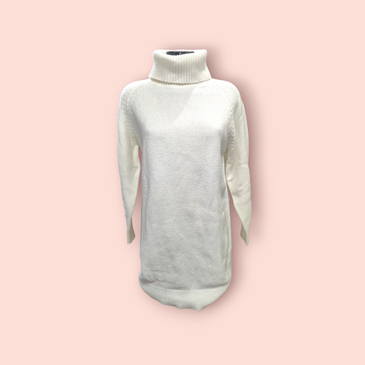 greenpoint Strickkleid L Weiß